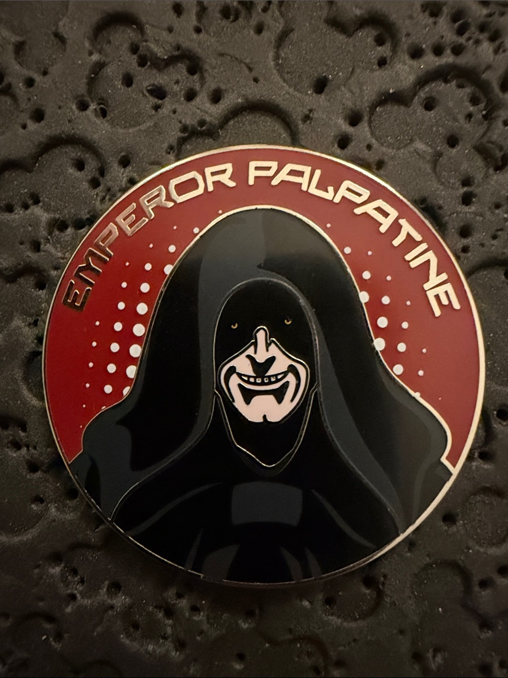 Disney Star Wars Screen Tone Circles Pin - Emperor Palpatine